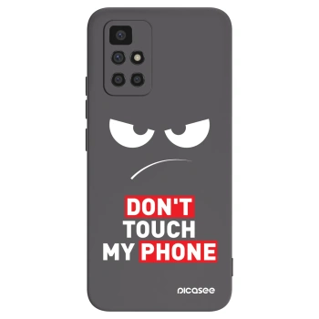 Picasee silikonski črni ovitek za Xiaomi Redmi 10 (2022) - Angry Eyes - Transparent