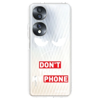 Picasee silikonski prozorni ovitek za Honor 70 - Angry Eyes - Transparent