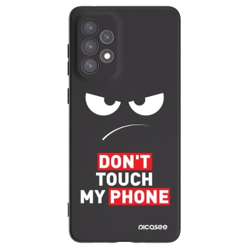Picasee silikonski črni ovitek za Samsung Galaxy A73 5G - Angry Eyes - Transparent