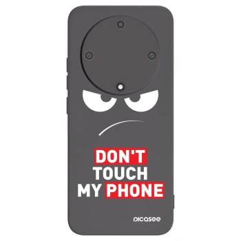 Picasee silikonski črni ovitek za Honor Magic5 Lite 5G - Angry Eyes - Transparent