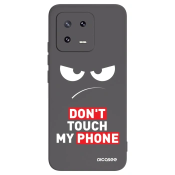 Picasee silikonski črni ovitek za Xiaomi 13 Pro - Angry Eyes - Transparent