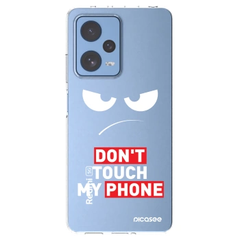 Picasee silikonski prozorni ovitek za Xiaomi Redmi Note 12 Pro 5G - Angry Eyes - Transparent