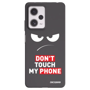 Picasee silikonski črni ovitek za Xiaomi Redmi Note 12 Pro+ 5G - Angry Eyes - Transparent