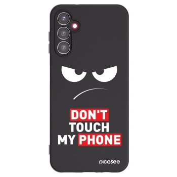 Picasee silikonski črni ovitek za Samsung Galaxy A14 5G A146P - Angry Eyes - Transparent