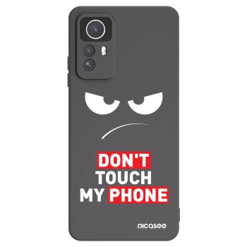 Picasee silikonski črni ovitek za Xiaomi Redmi Note 12S - Angry Eyes - Transparent