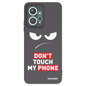 Picasee silikonski črni ovitek za Xiaomi Redmi Note 12 4G - Angry Eyes - Transparent