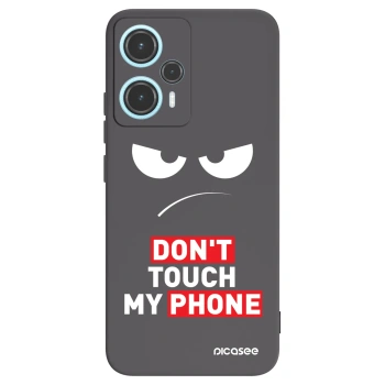 Picasee silikonski črni ovitek za Xiaomi Poco F5 - Angry Eyes - Transparent