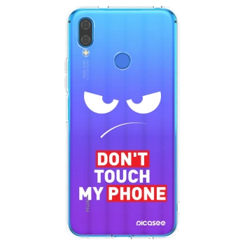 Picasee silikonski prozorni ovitek za Huawei Nova 3 - Angry Eyes - Transparent