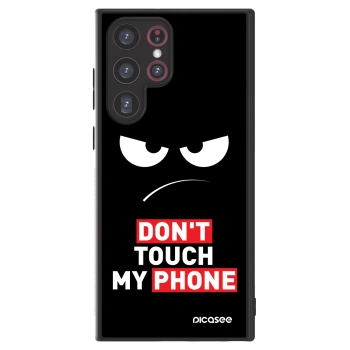 Picasee ULTIMATE CASE PowerShare za Samsung Galaxy S22 Ultra 5G - Angry Eyes - Transparent
