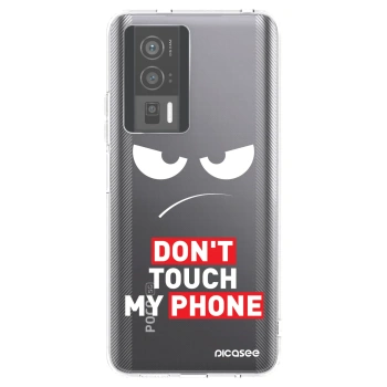 Picasee silikonski prozorni ovitek za Xiaomi Poco F5 Pro 5G - Angry Eyes - Transparent
