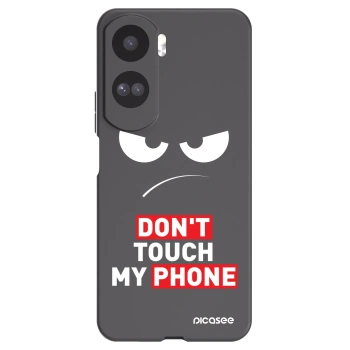 Picasee silikonski črni ovitek za Honor 90 Lite 5G - Angry Eyes - Transparent