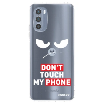 Picasee silikonski prozorni ovitek za Motorola Moto G62 - Angry Eyes - Transparent