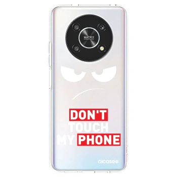 Picasee silikonski prozorni ovitek za Honor Magic4 Lite 5G - Angry Eyes - Transparent