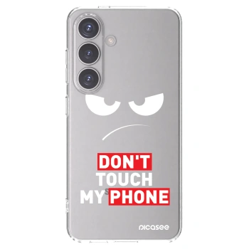 Picasee silikonski prozorni ovitek za Samsung Galaxy S24 S921B 5G - Angry Eyes - Transparent