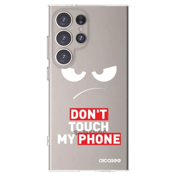 Picasee silikonski prozorni ovitek za Samsung Galaxy S24 Ultra S928B 5G - Angry Eyes - Transparent