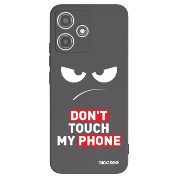 Picasee silikonski črni ovitek za Xiaomi Redmi 12 5G - Angry Eyes - Transparent