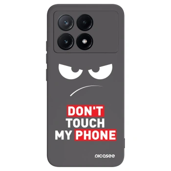 Picasee silikonski črni ovitek za Xiaomi Poco X6 Pro - Angry Eyes - Transparent