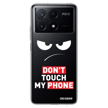 Picasee silikonski prozorni ovitek za Xiaomi Poco X6 Pro - Angry Eyes - Transparent