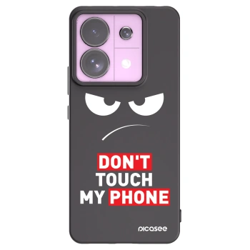 Picasee silikonski črni ovitek za Xiaomi Redmi Note 13 Pro 5G - Angry Eyes - Transparent