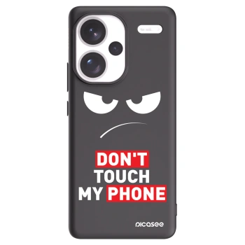 Picasee silikonski črni ovitek za Xiaomi Redmi Note 13 Pro+ 5G - Angry Eyes - Transparent