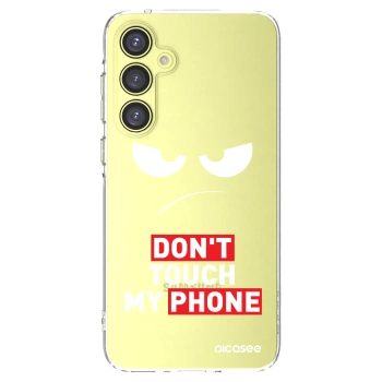 Picasee silikonski prozorni ovitek za Samsung Galaxy A35 5G A356B - Angry Eyes - Transparent