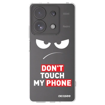 Picasee silikonski prozorni ovitek za Xiaomi Redmi Note 13 Pro 4G - Angry Eyes - Transparent
