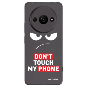 Picasee silikonski črni ovitek za Xiaomi Redmi A3 - Angry Eyes - Transparent