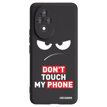 Picasee silikonski črni ovitek za Honor 200 Pro 5G - Angry Eyes - Transparent
