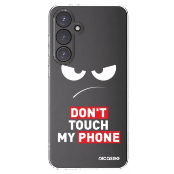 Picasee silikonski prozorni ovitek za Samsung Galaxy S24 FE S721B - Angry Eyes - Transparent
