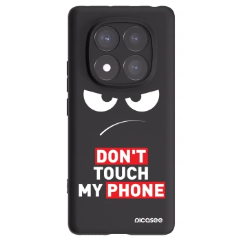 Picasee silikonski črni ovitek za Xiaomi Redmi Note 14 Pro+ 5G - Angry Eyes - Transparent