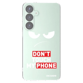 Picasee silikonski prozorni ovitek za Samsung Galaxy S25+ 5G - Angry Eyes - Transparent