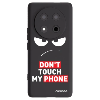 Picasee silikonski črni ovitek za Honor Magic7 Lite 5G - Angry Eyes - Transparent