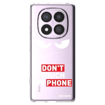 Picasee silikonski prozorni ovitek za Xiaomi Redmi Note 14 Pro 4G - Angry Eyes - Transparent