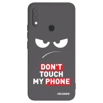 Picasee silikonski črni ovitek za Xiaomi Redmi Note 7 - Angry Eyes - Transparent