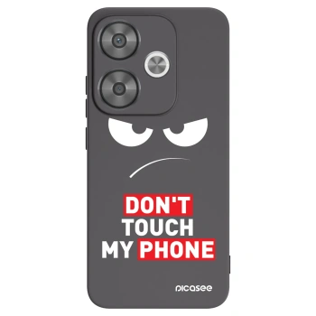 Picasee silikonski črni ovitek za Xiaomi Poco F6 - Angry Eyes - Transparent
