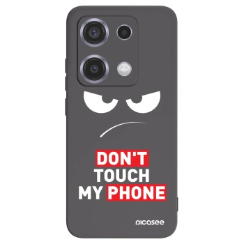 Picasee silikonski črni ovitek za Xiaomi Redmi Note 14S - Angry Eyes - Transparent