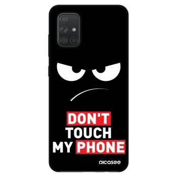 Ovitek za Samsung Galaxy A71 A715F - Angry Eyes - Transparent