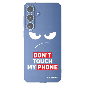 Picasee silikonski prozorni ovitek za Samsung Galaxy S25 FE 5G - Angry Eyes - Transparent