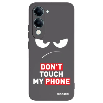 Picasee silikonski črni ovitek za Vivo Y29s 5G - Angry Eyes - Transparent