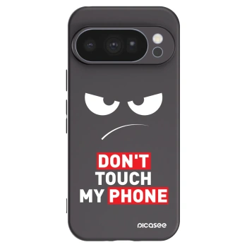 Picasee silikonski črni ovitek za Google Pixel 10 Pro - Angry Eyes - Transparent