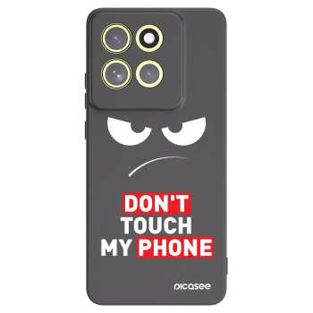 Picasee silikonski črni ovitek za Motorola Moto G86 Power 5G - Angry Eyes - Transparent