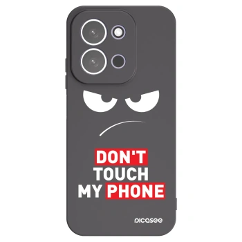 Picasee silikonski črni ovitek za Xiaomi Redmi 15C 5G - Angry Eyes - Transparent
