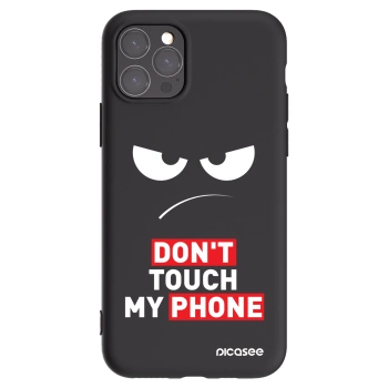 Picasee silikonski črni ovitek za Apple iPhone 11 Pro - Angry Eyes - Transparent
