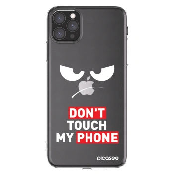 Picasee silikonski prozorni ovitek za Apple iPhone 11 Pro Max - Angry Eyes - Transparent