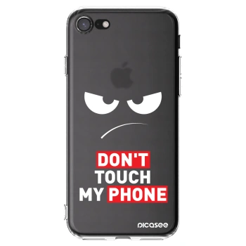 Picasee silikonski prozorni ovitek za Apple iPhone 8 - Angry Eyes - Transparent