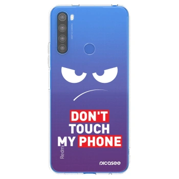 Picasee silikonski prozorni ovitek za Xiaomi Redmi Note 8T - Angry Eyes - Transparent