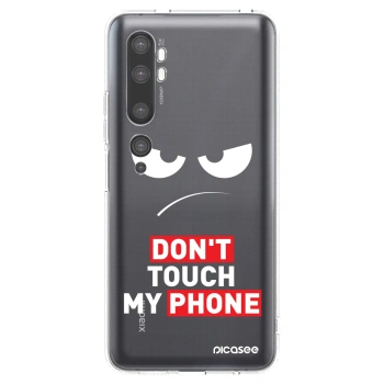 Picasee silikonski prozorni ovitek za Xiaomi Mi Note 10 (Pro) - Angry Eyes - Transparent