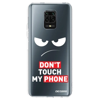Picasee silikonski prozorni ovitek za Xiaomi Redmi Note 9S - Angry Eyes - Transparent