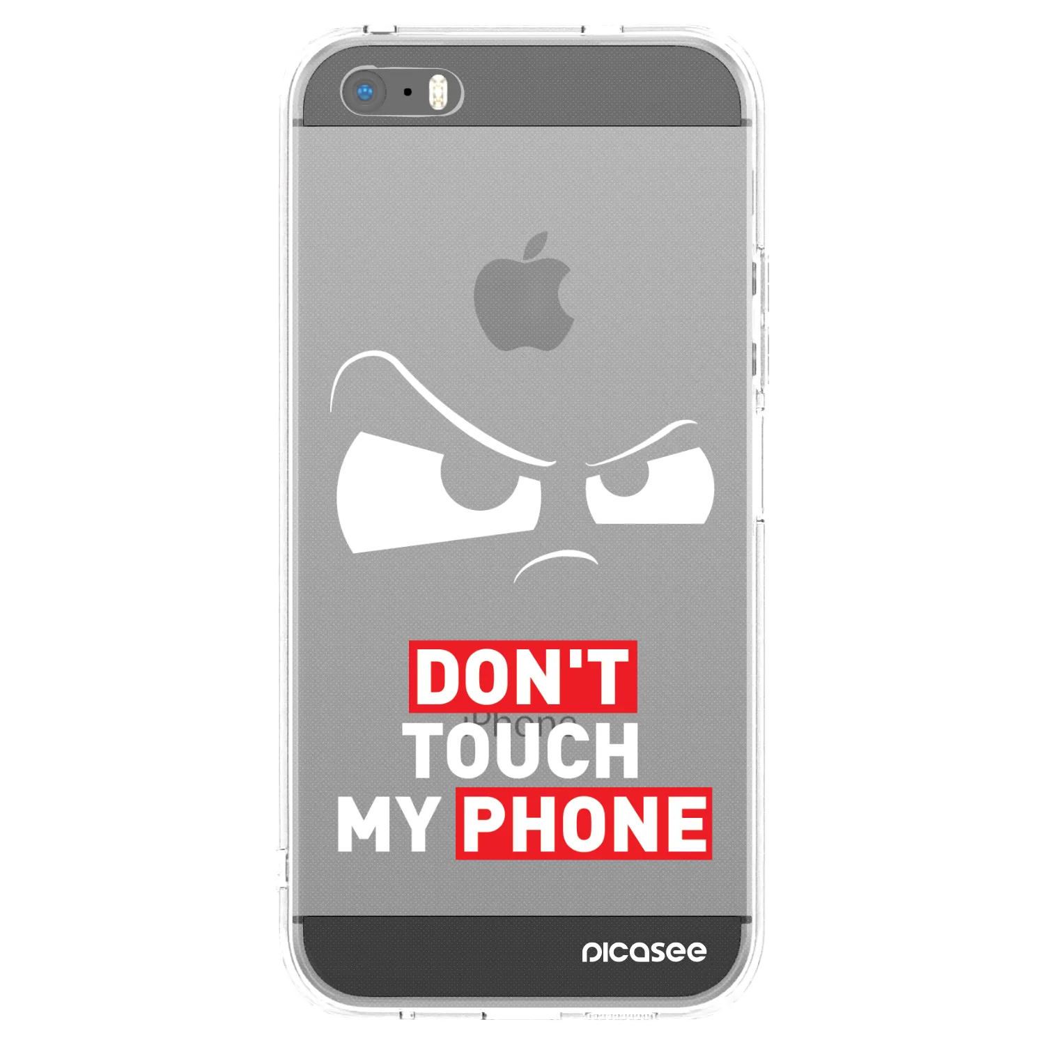 Picasee silikonski prozorni ovitek za Apple iPhone 5/5S/SE - Cloudy Eye - Transparent