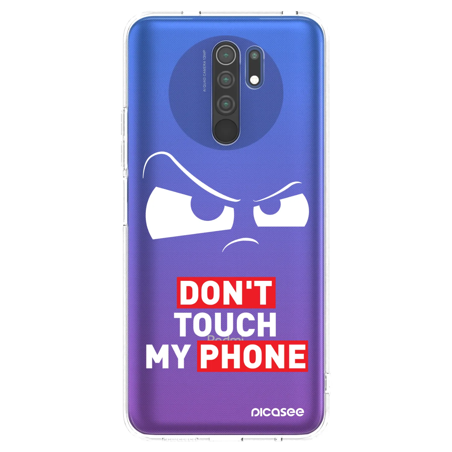 Picasee silikonski prozorni ovitek za Xiaomi Redmi 9 - Cloudy Eye - Transparent